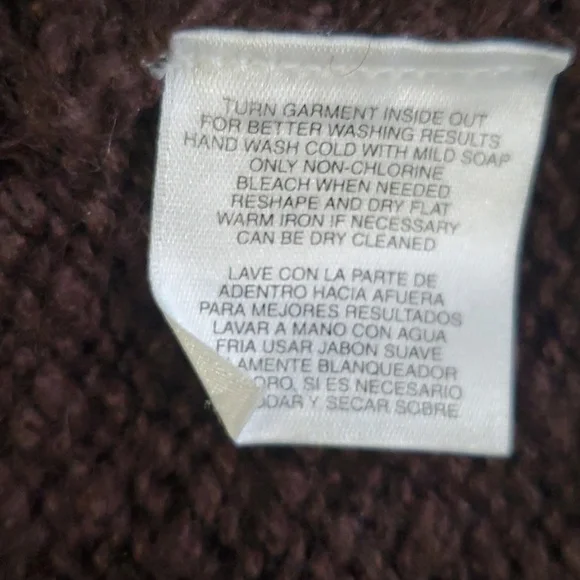 Jones ny women''s brown cowl neck  sweater size M - Picture 11 of 14